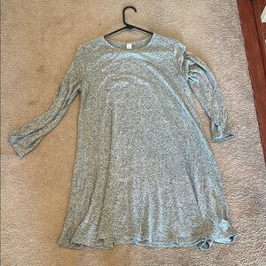 Old Navy Heathered Gray Knit Top